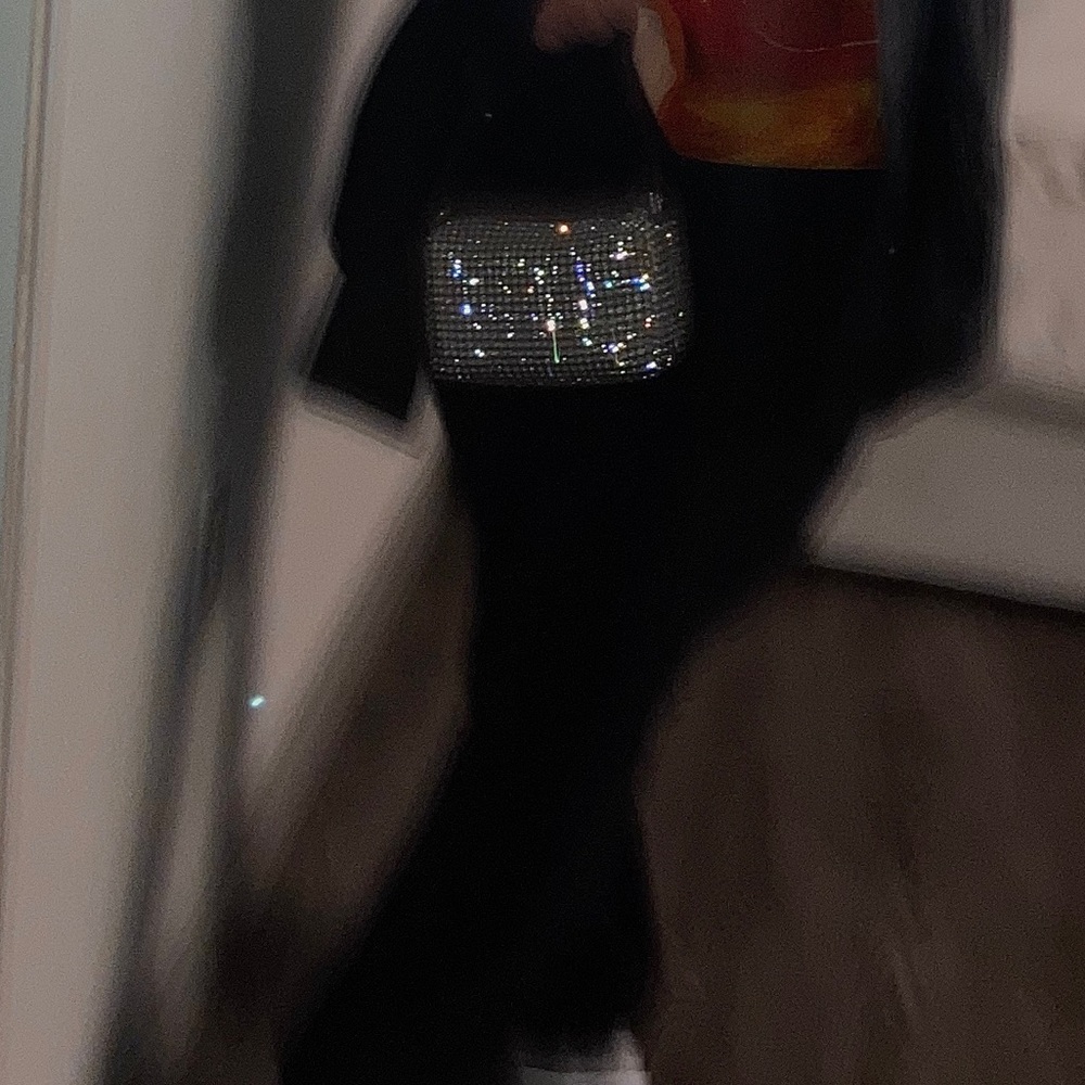 Rhinestone shoulder bag